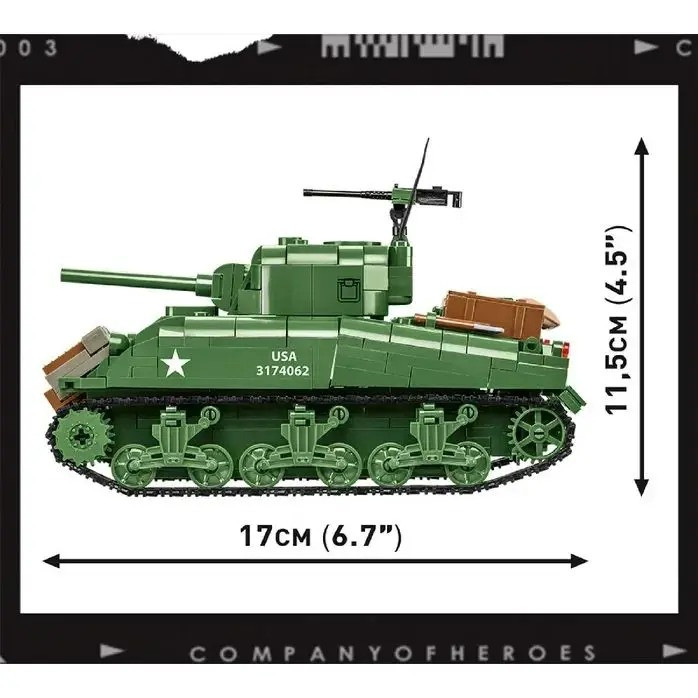 Конструктор Танк M4 Шерман 