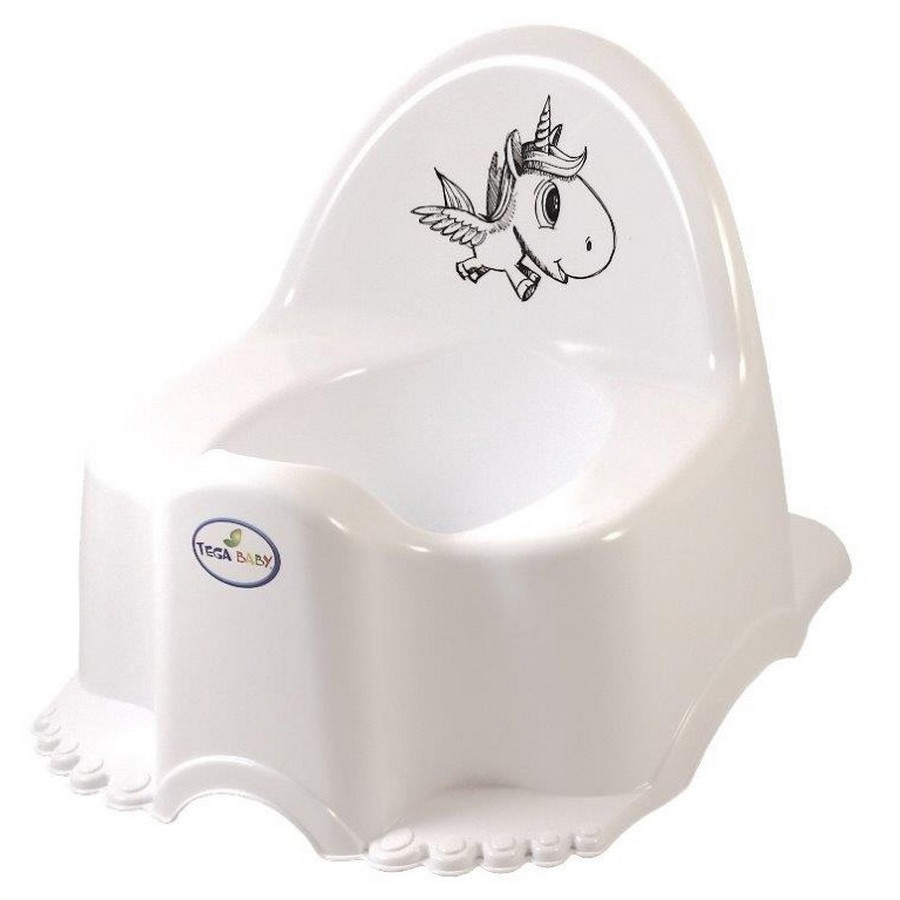 Горщик дитячий «Єдиноріг» Tega Baby PO-055-103 білий