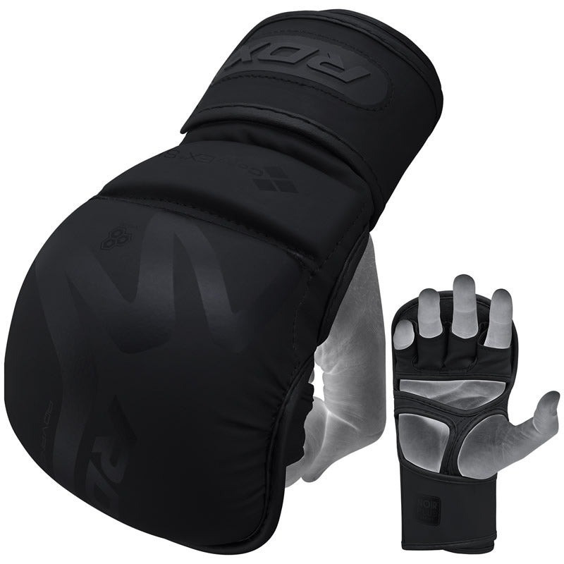 Перчатки для ММА T15 Noir Inner Matte RDX Inc Limited GSR-T15MB-XL, размер XL