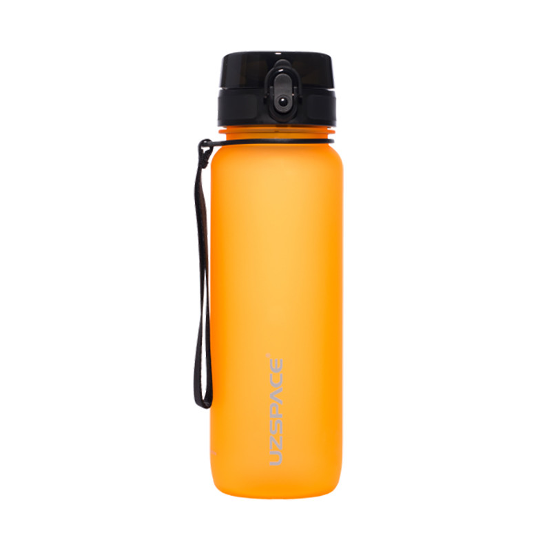 Бутылка для воды UZSPACE 3053(Orange) 800 мл, оранжевая