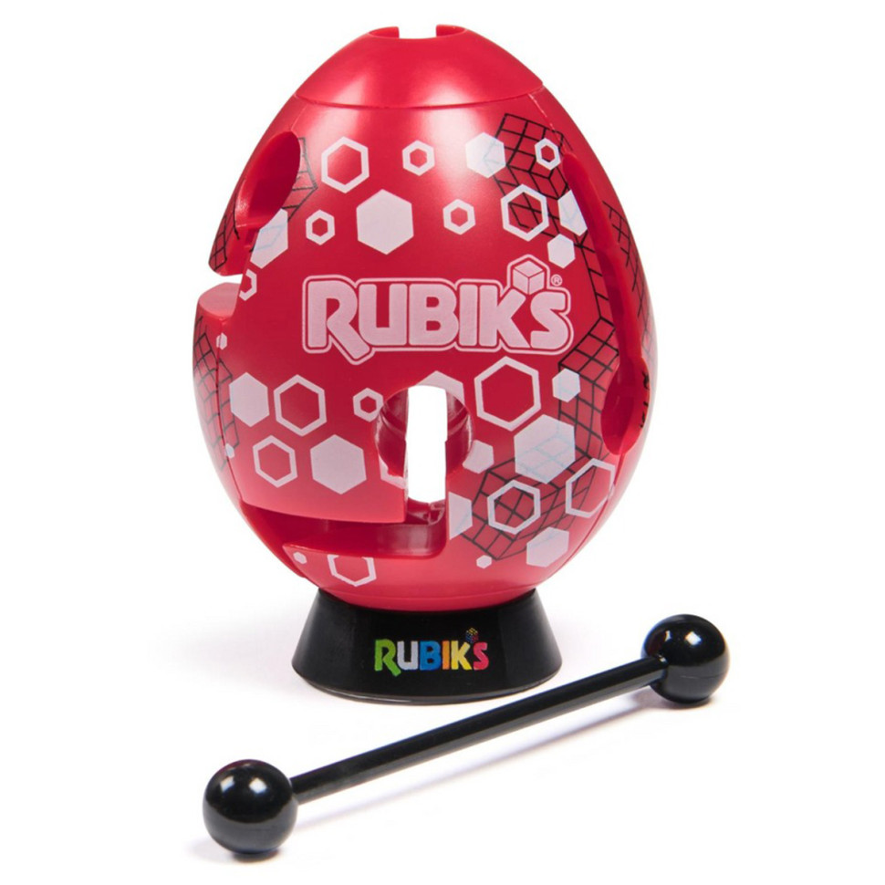 Розвиваюча Головоломка Смарт-яйце Rubik's 6071681(Red) паличка, підставка