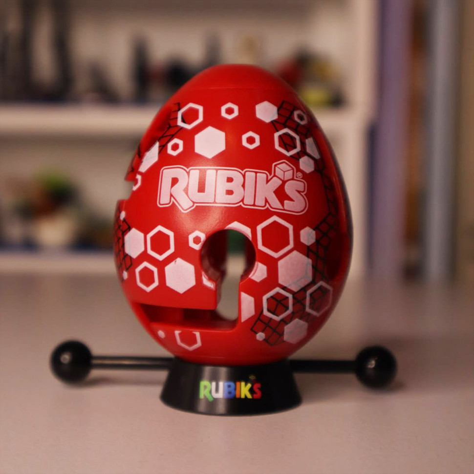 Розвиваюча Головоломка Смарт-яйце Rubik's 6071681(Red) паличка, підставка
