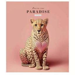 Зошит загальний "Love in paradise" Школярик 036-3256L-2 у лінію, 36 аркушів