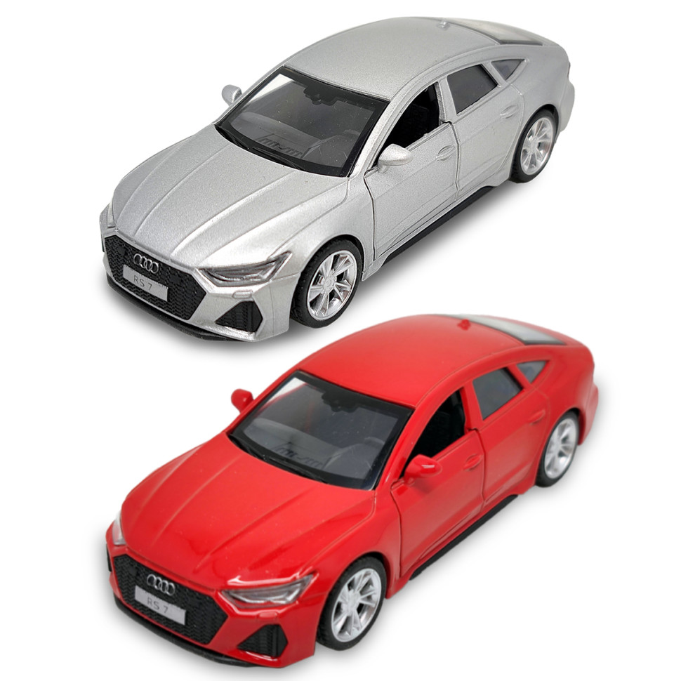 Дитяча автомодель AUDI RS 7 SPORTBACK TechnoDrive 250406 червоний, сріблястий