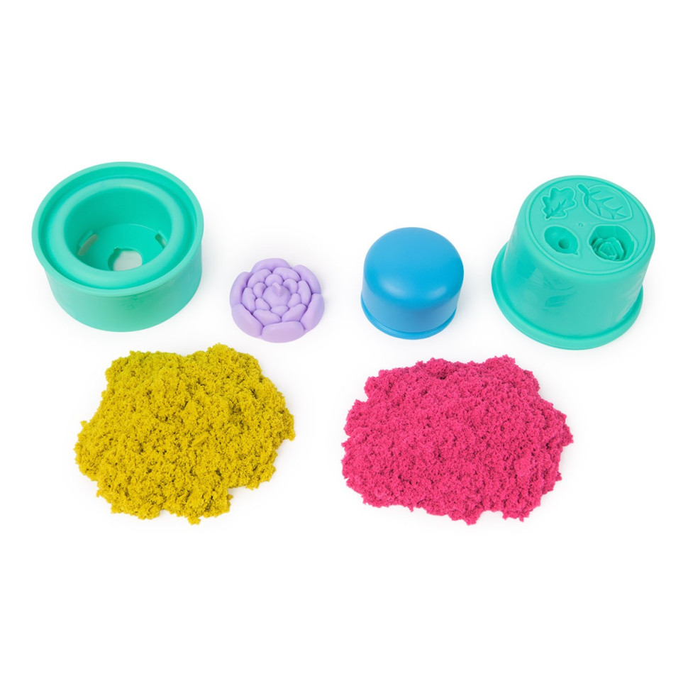 Набір піску для дитячої творчості Казкові квіти Kinetic Sand 71677