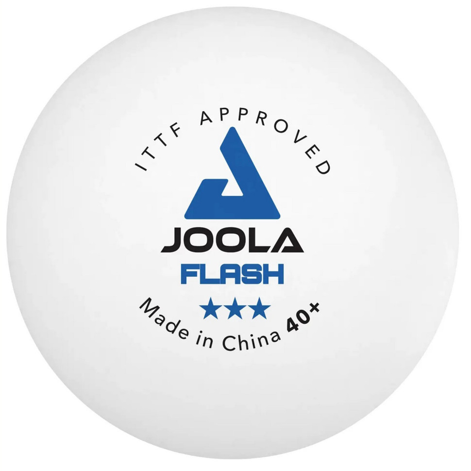 Мячи для настольного тенниса Flash 40+ Joola 930941 White 6 шт 