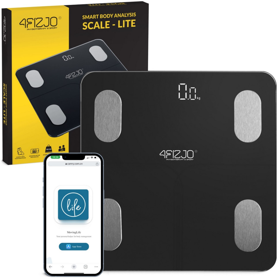 Весы напольные аналитические Lite 4FIZJO P-5905973404044 до 180 кг