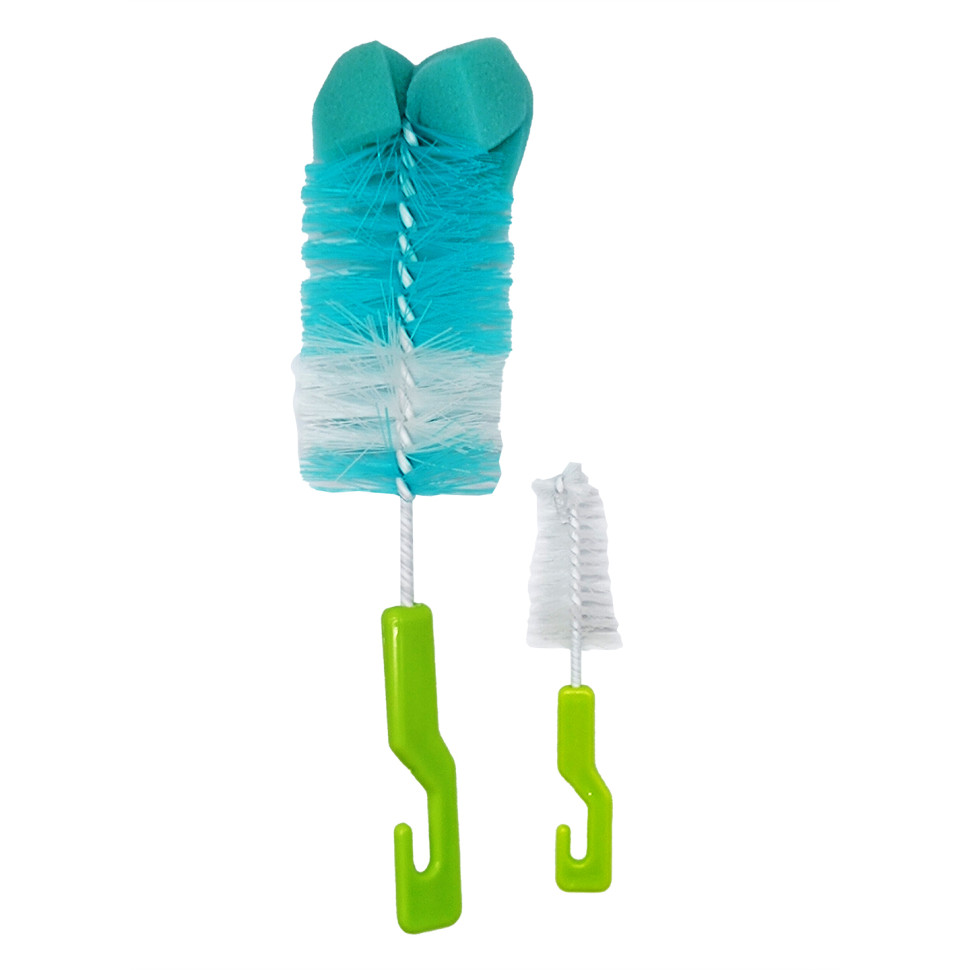 Набор ершиков для мытья бутылочек Mega Zayka MGZ-0211(Turquoise) 2 шт