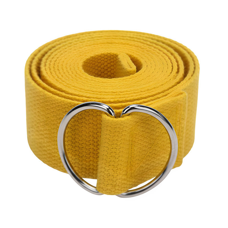Ремінь для йоги EasyFit EF-1830-Y, жовтий