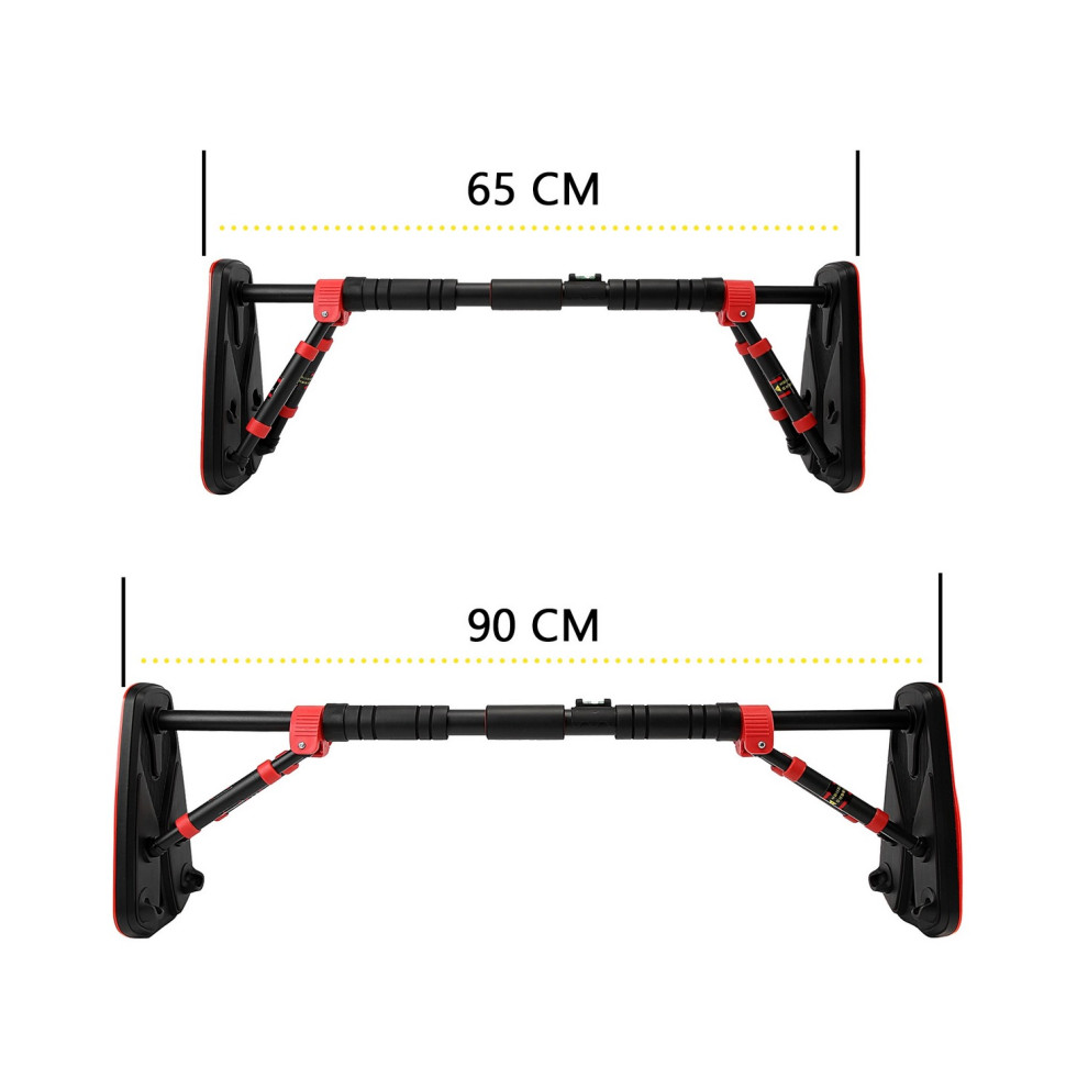 Турник раздвижной Elite+ Cornix XR-0293 Black/Red, размер 65 х 90 см