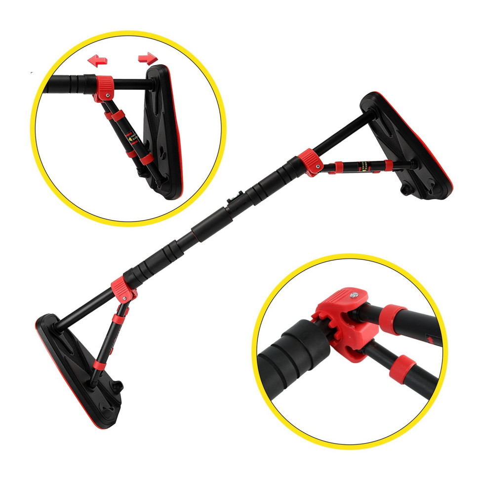 Турник раздвижной Elite+ Cornix XR-0293 Black/Red, размер 65 х 90 см