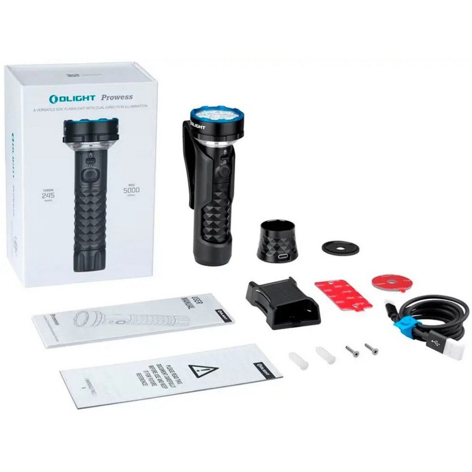 Ліхтар Prowess Olight 0.0000.0886 black 5000 люменів