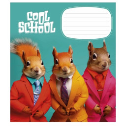 Зошит учнівський "Cool School" Школярик 024-3307L-2 в лінію, 24 аркушів 