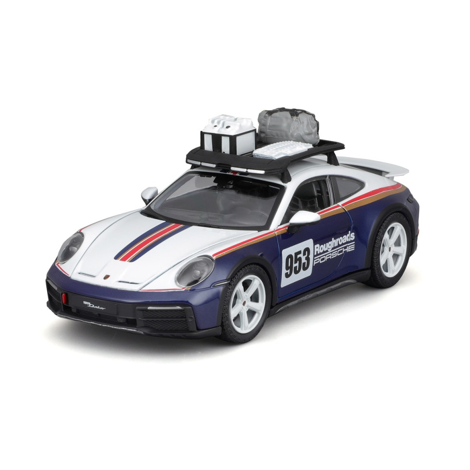 Автомодель спорткар PORSCHE 911 DAKAR Bburago 18-28029 (1:24)