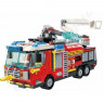Конструктор Qman 2809Q пожежна машина, станція, фігурки, 647 дет, 
