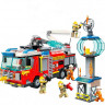 Конструктор Qman 2809Q пожежна машина, станція, фігурки, 647 дет, 