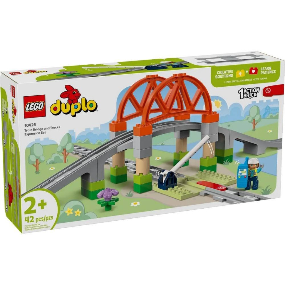 Конструктор Додатковий набір. Залізничний міст і колії LEGO 10426, 42 деталі