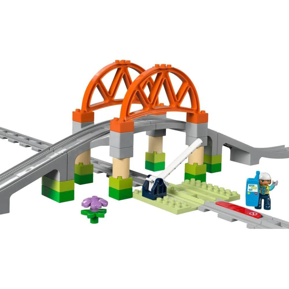 Конструктор Додатковий набір. Залізничний міст і колії LEGO 10426, 42 деталі
