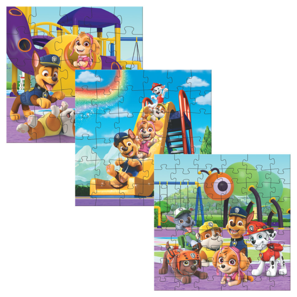 Дитячий пазл Ігровий майданчик Paw Patrol DoDo Toys 200578, 3 в 1