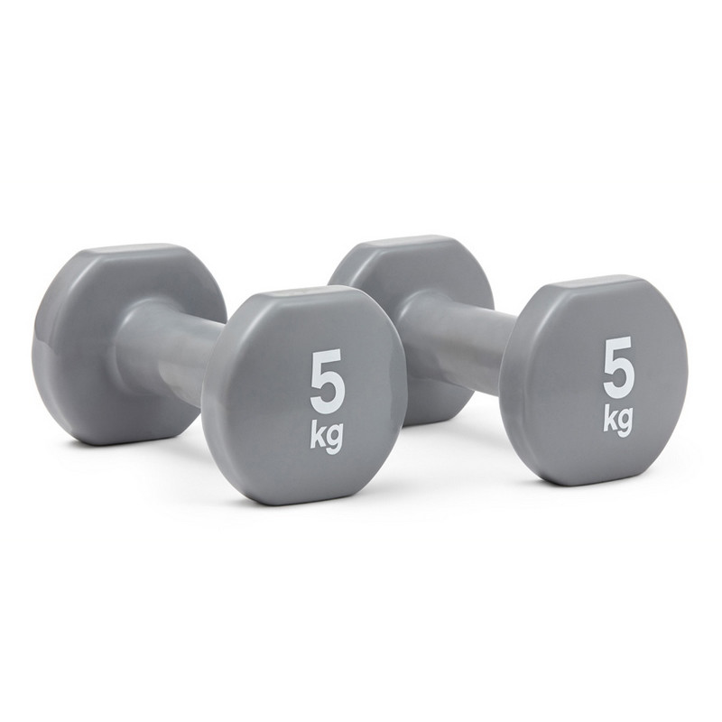 Гантели Dumbbells Reebok RAWT-16155 серые, по 5 кг