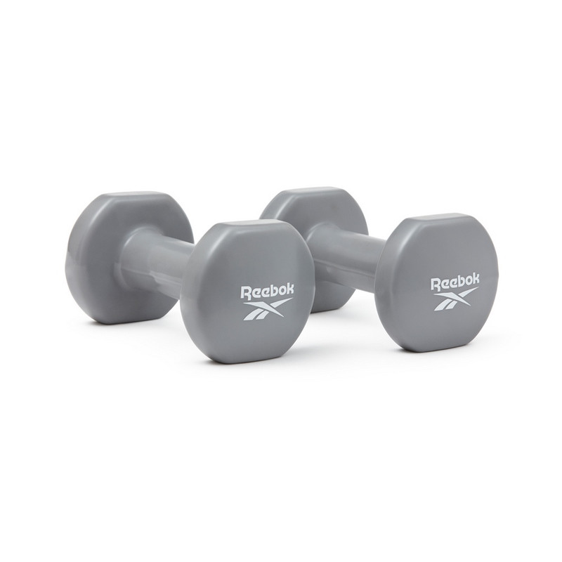 Гантели Dumbbells Reebok RAWT-16155 серые, по 5 кг