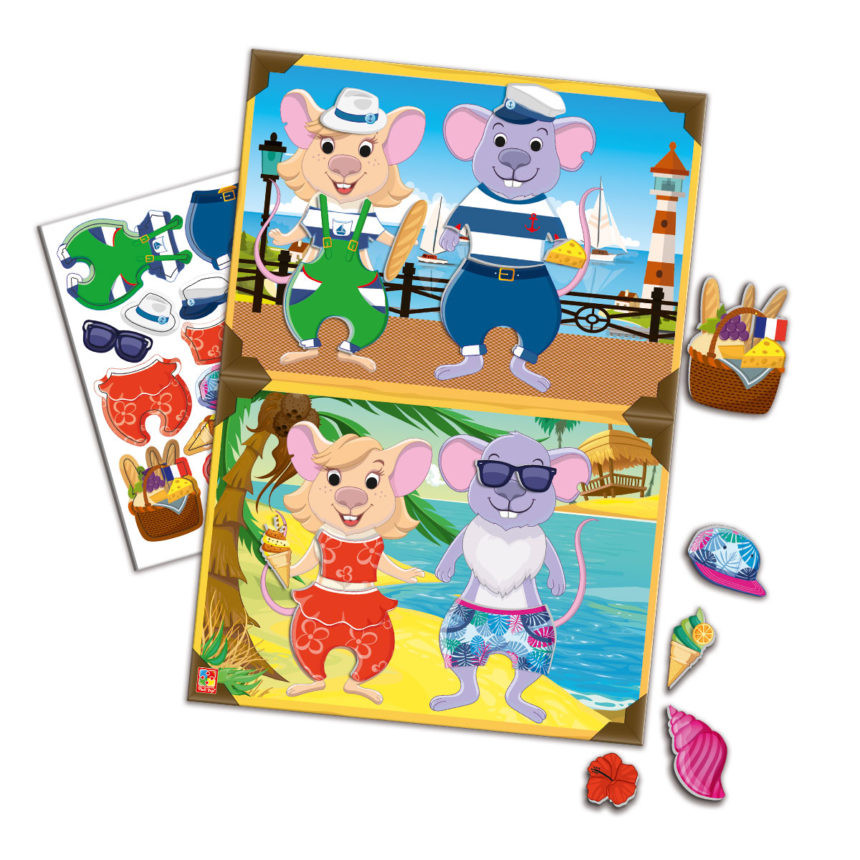 Игра с мягкими наклейками 