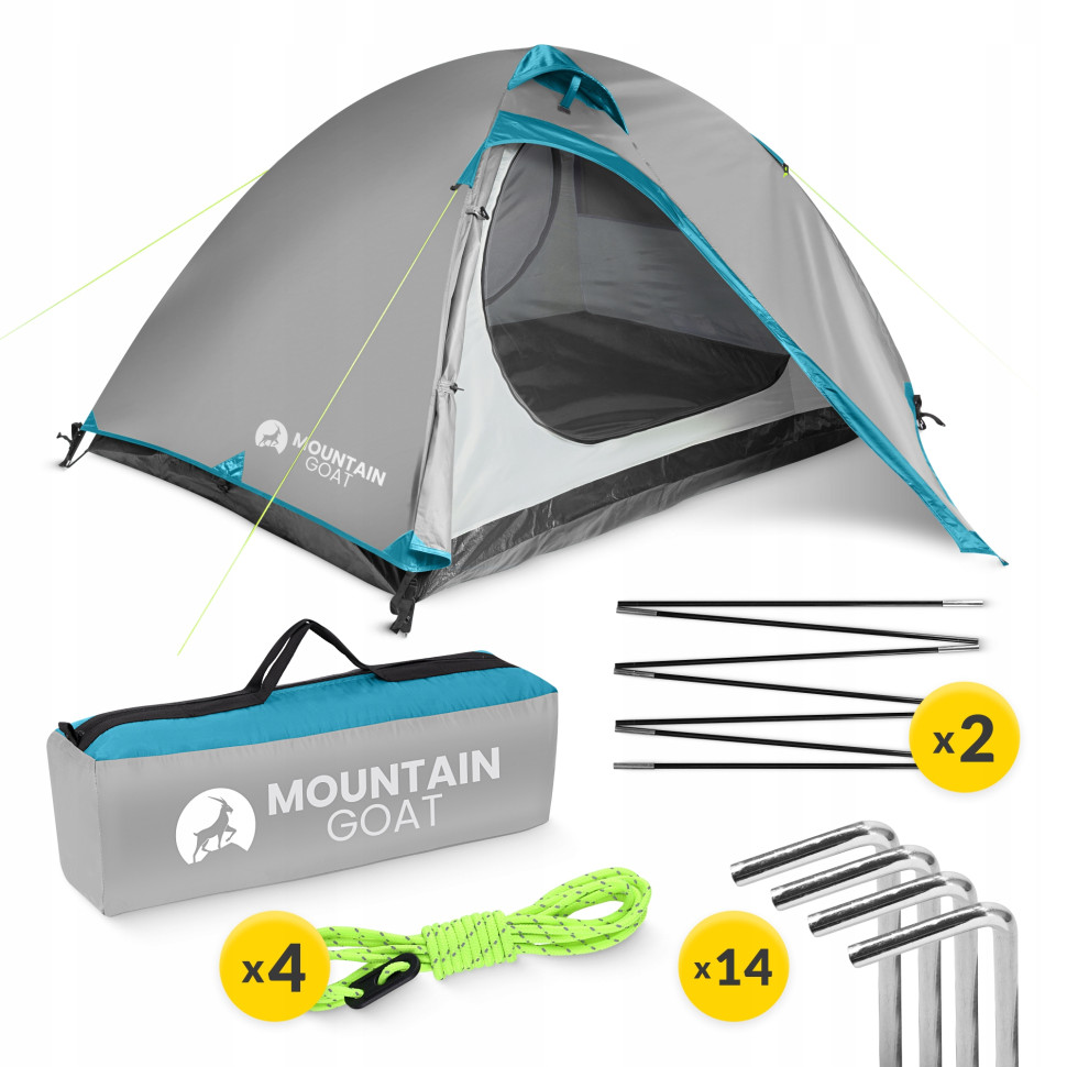 Намет туристичний Prime Duo Mountain Goat P-5905973406550 Grey
