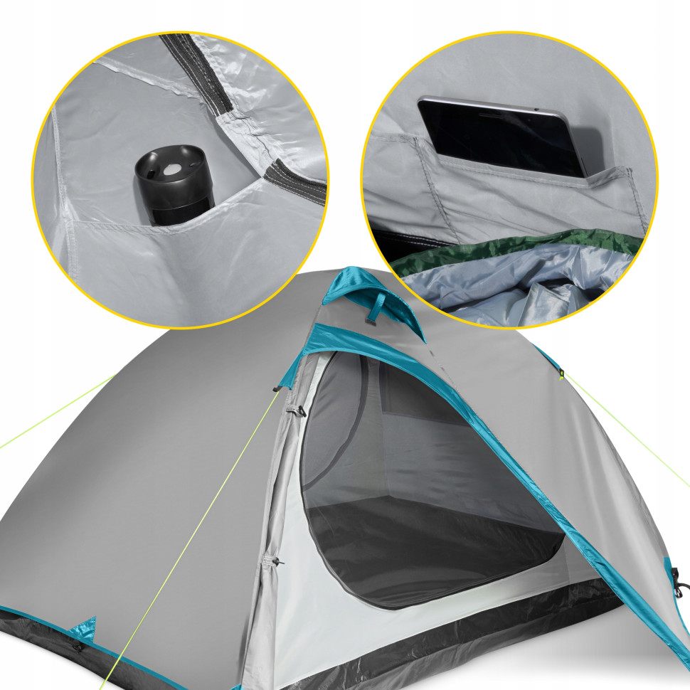 Намет туристичний Prime Duo Mountain Goat P-5905973406550 Grey