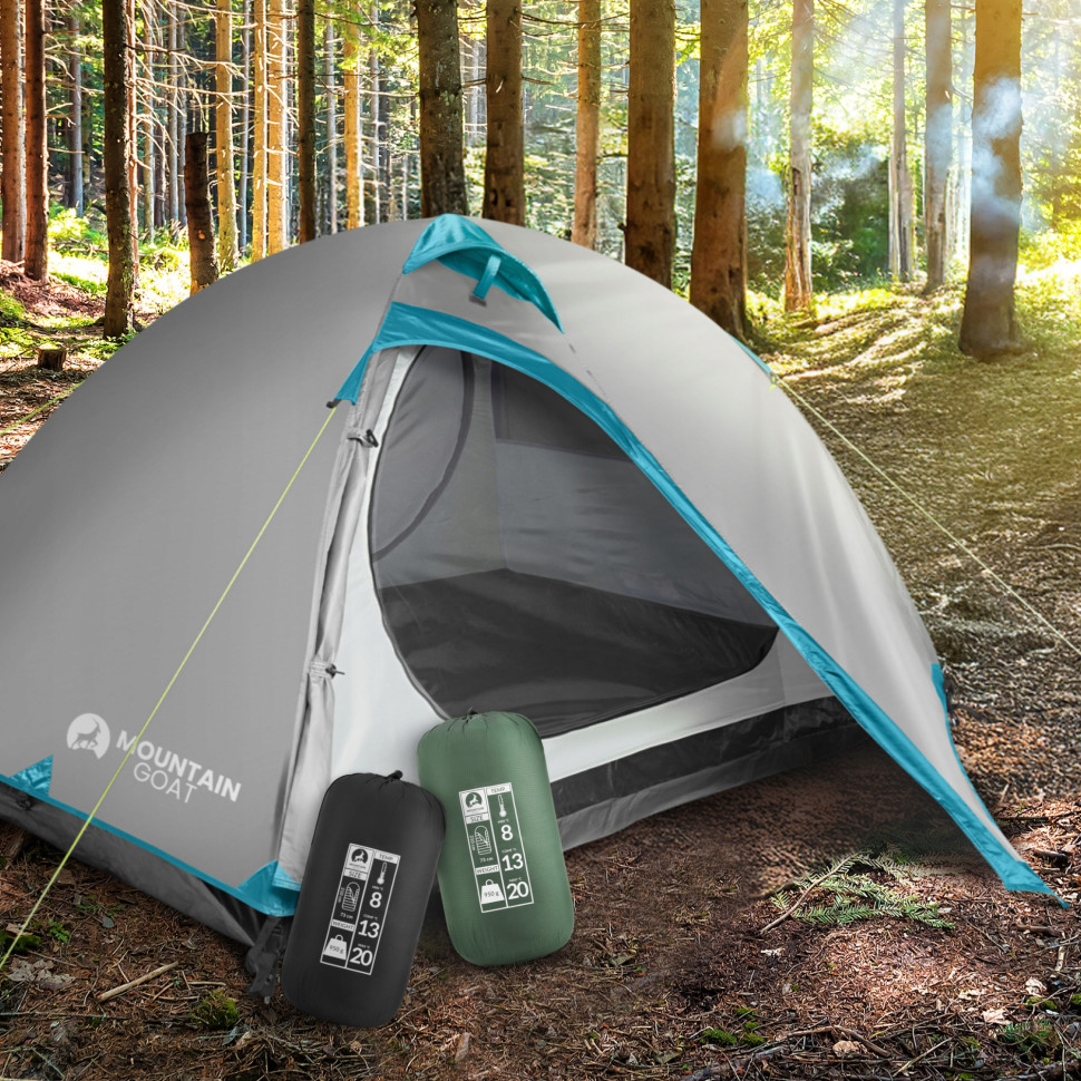Намет туристичний Prime Duo Mountain Goat P-5905973406550 Grey