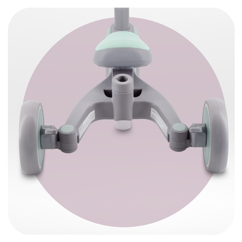 Детский трехколесный велосипед 4 в 1 SOLIVIA MoMi ROTR00018 green