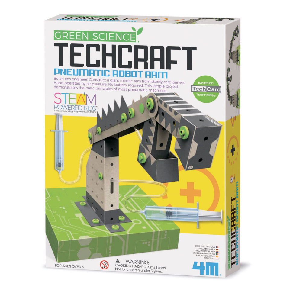 Собери пневматическую руку 4M 00-03443 Green Science
