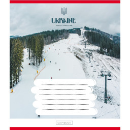 Тетрадь общая "Путешествуй по Украине" Leader 096-630176K-4 в клеточку, 96 листов Тетрадь общая "Путешествуй по Украине" Leader 096-630176K-4 в клеточку, 96 листов