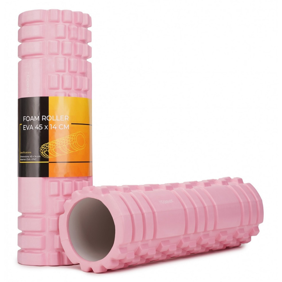Масажний ролик Cornix XR-0037 EVA 45 x 14 см, Light Pink
