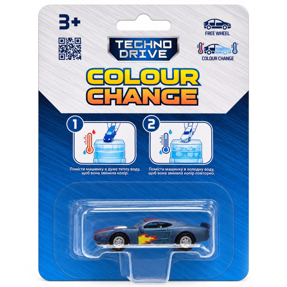 Игровая минимодель авто Color Change TechnoDrive SK-X11KS-7 колеса