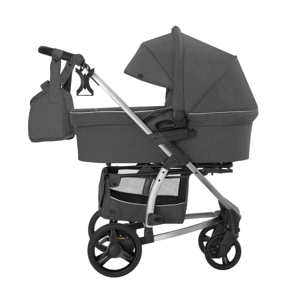 Коляска дитяча універсальна 2в1 CARRELLO Vista CRL-6501/1 Steel Grey