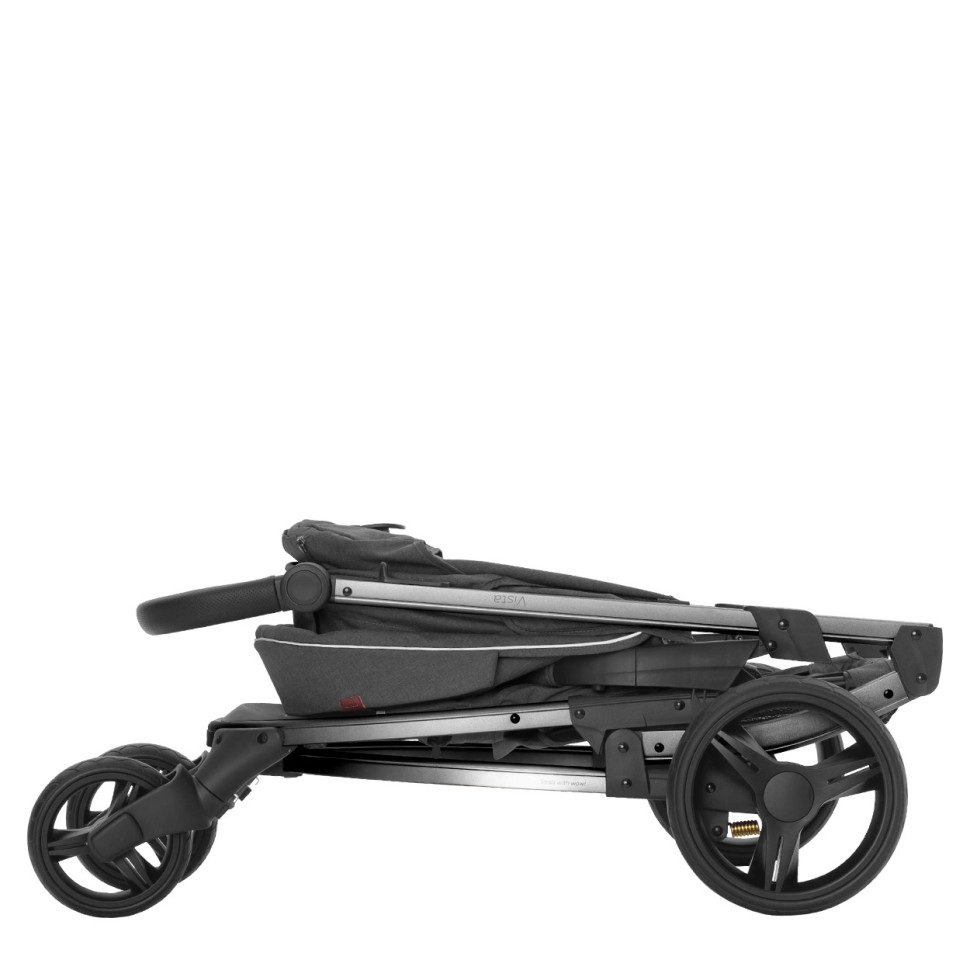 Коляска дитяча універсальна 2в1 CARRELLO Vista CRL-6501/1 Steel Grey