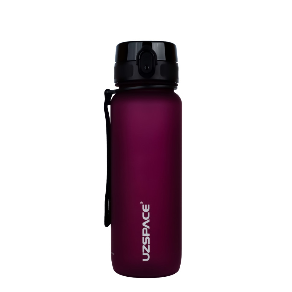 Бутылка для воды UZSPACE 3053(Burgundy) 800 мл, бордовая