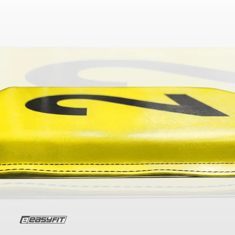 Кросс-мат спортивный для прыжков EasyFit EF-mat-Y, складной, желтый
