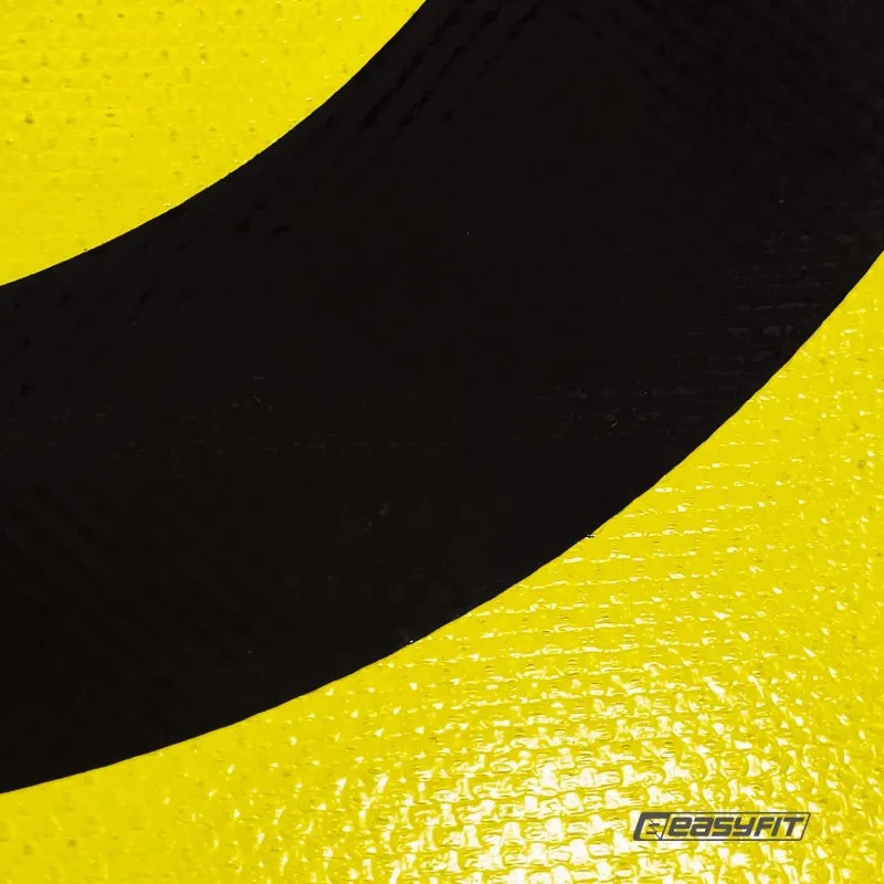 Кросс-мат спортивный для прыжков EasyFit EF-mat-Y, складной, желтый