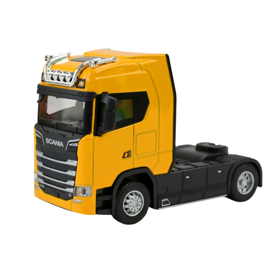 Дитячий іграшковий трейлер АВТОПРОМ AP7539AB(Yellow) світло, звук