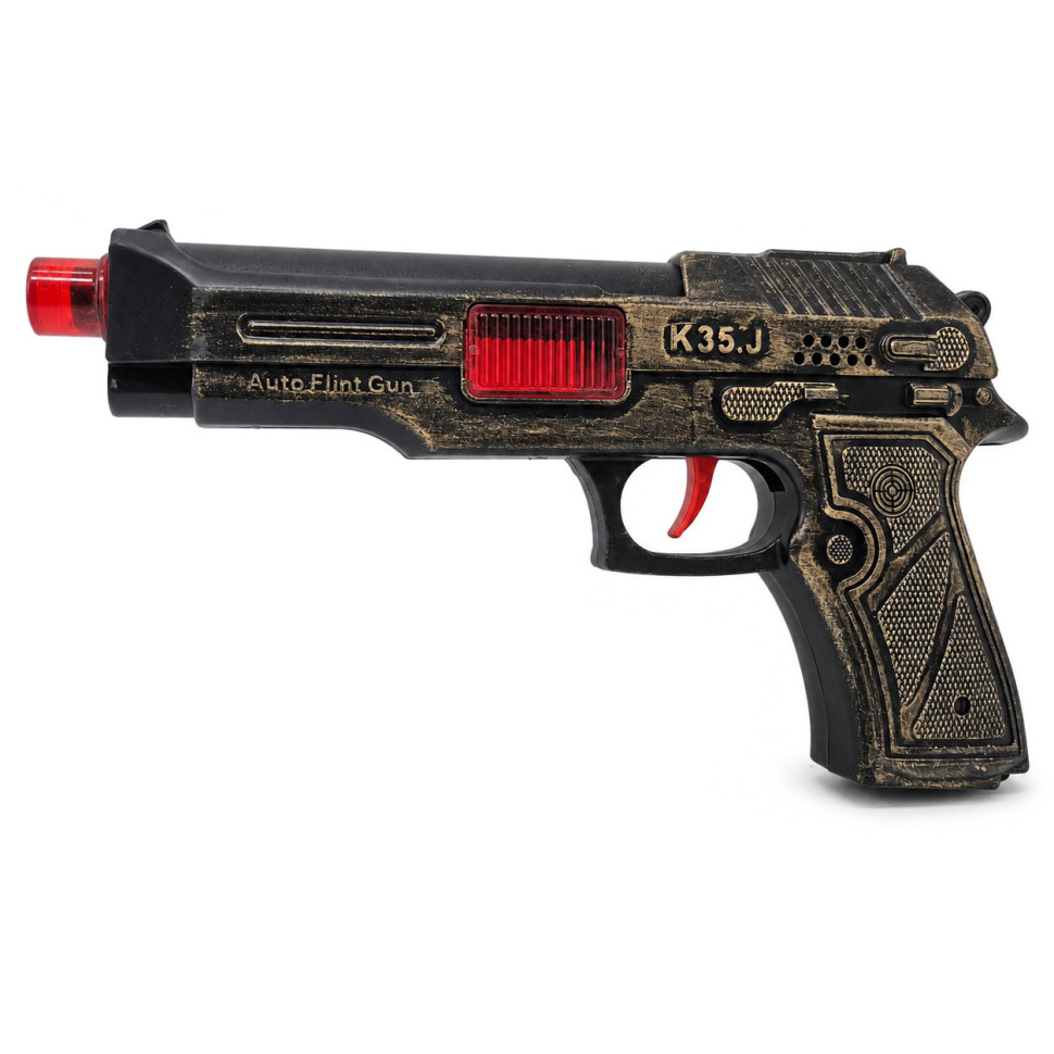 Игрушечный пистолет трещетка Golden Gun 720GG