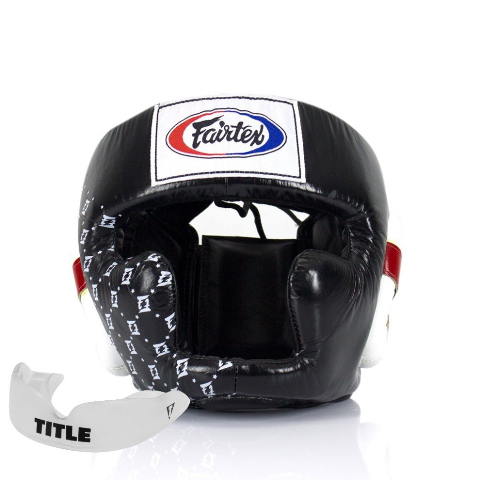 Боксерский шлем HG10 Fairtex HG10_XL_Black, Black, размер XL