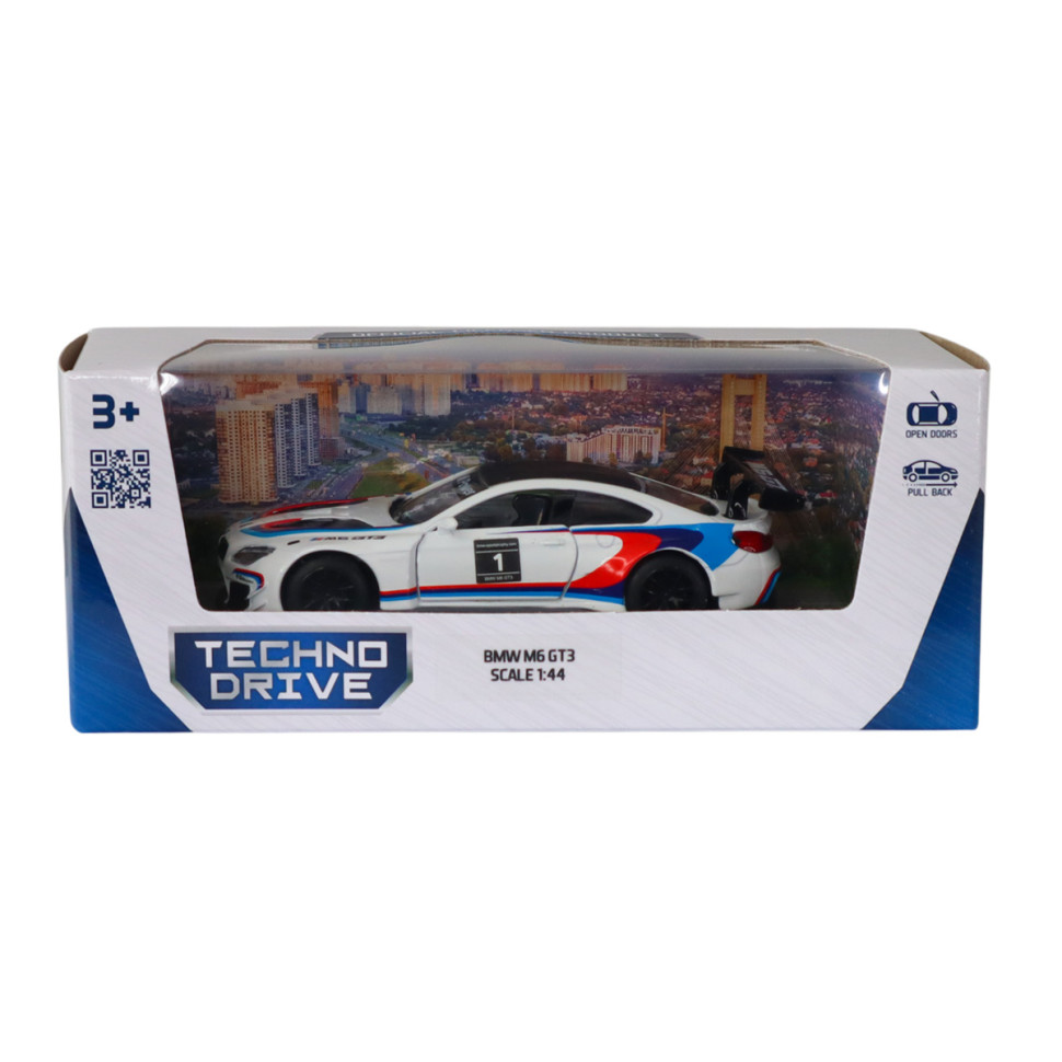 Дитяча автомодель BMW M6 GT3 TechnoDrive 250408 масштаб 1:44