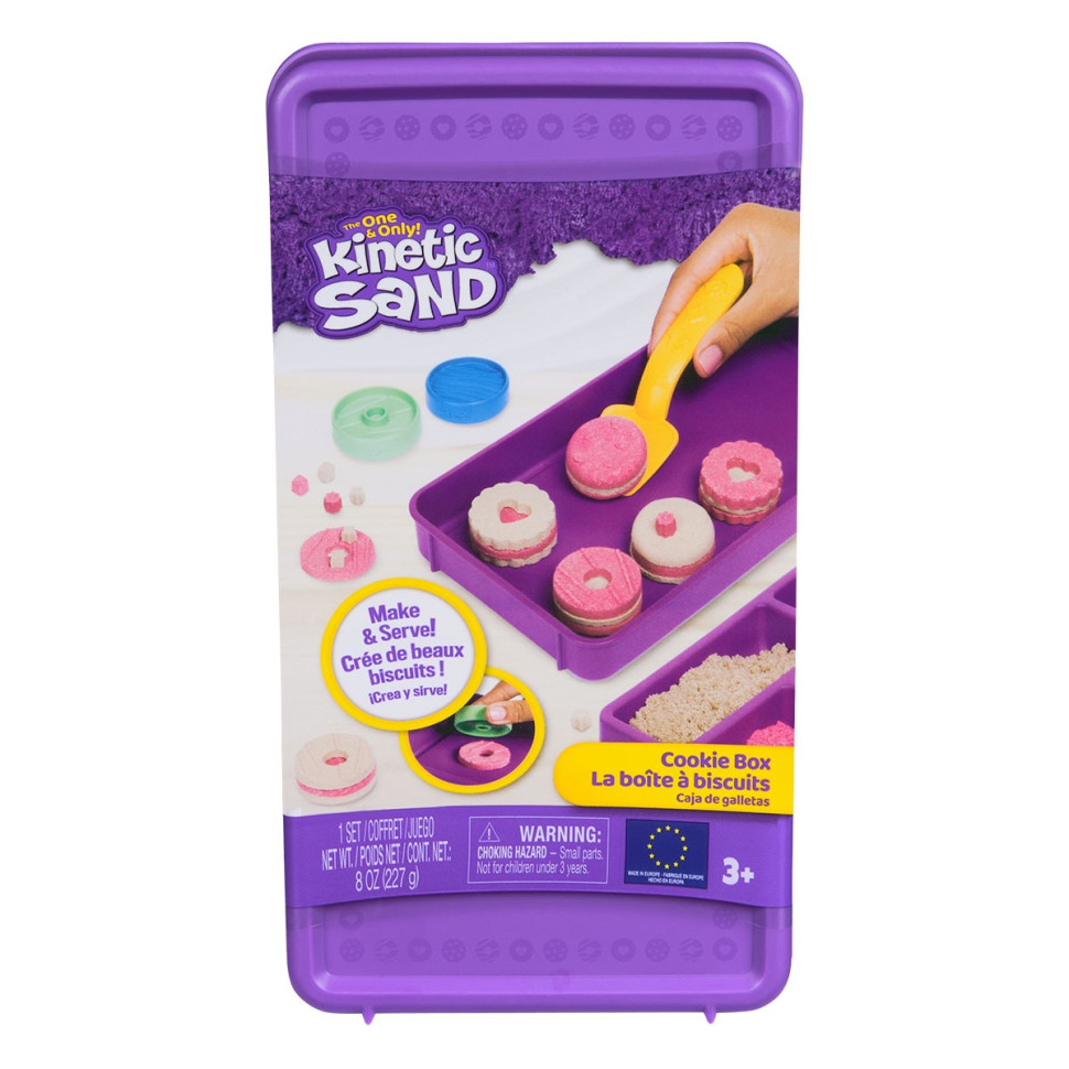 Набор песка для детского творчества Цветное печенье Kinetic Sand 71678