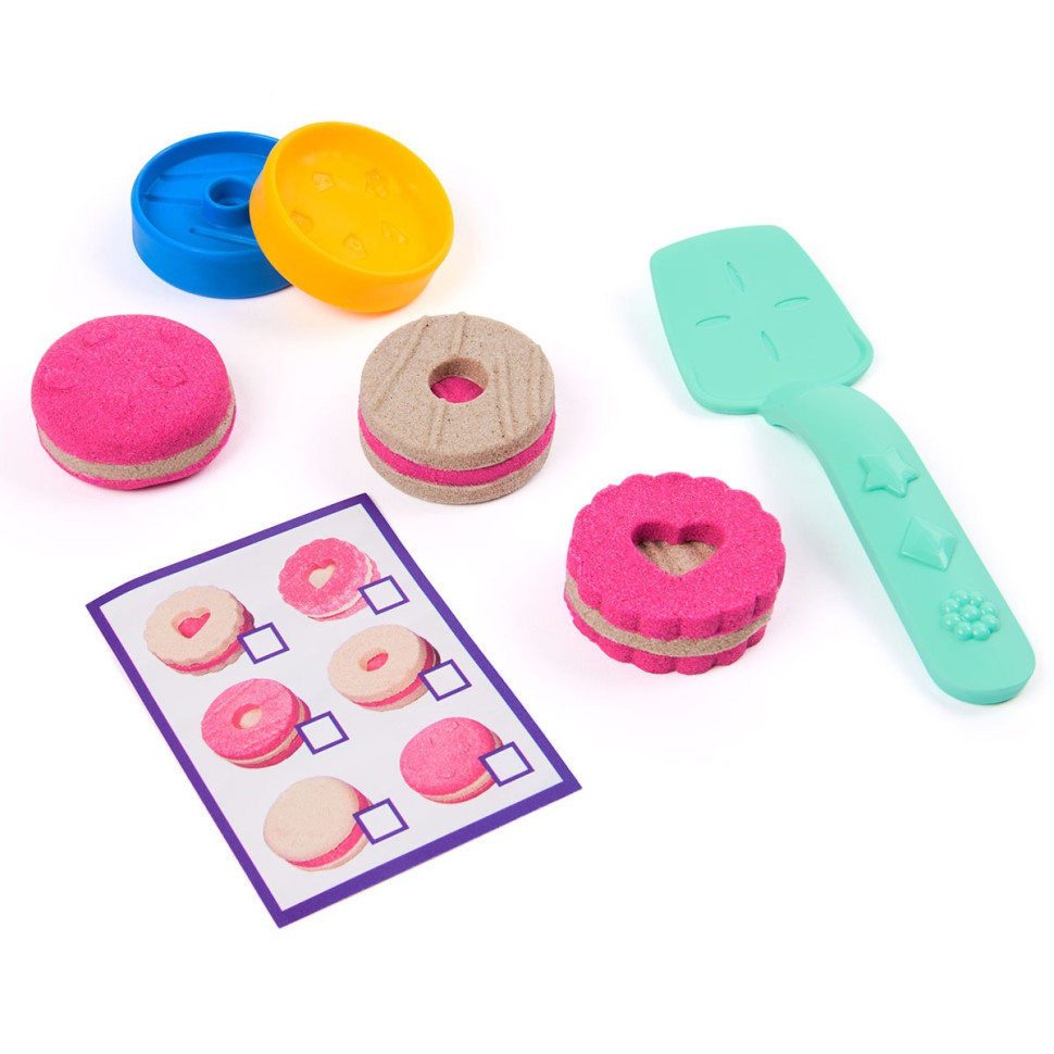 Набор песка для детского творчества Цветное печенье Kinetic Sand 71678