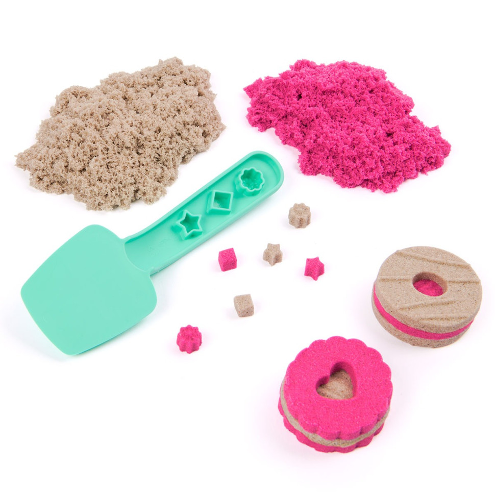 Набор песка для детского творчества Цветное печенье Kinetic Sand 71678