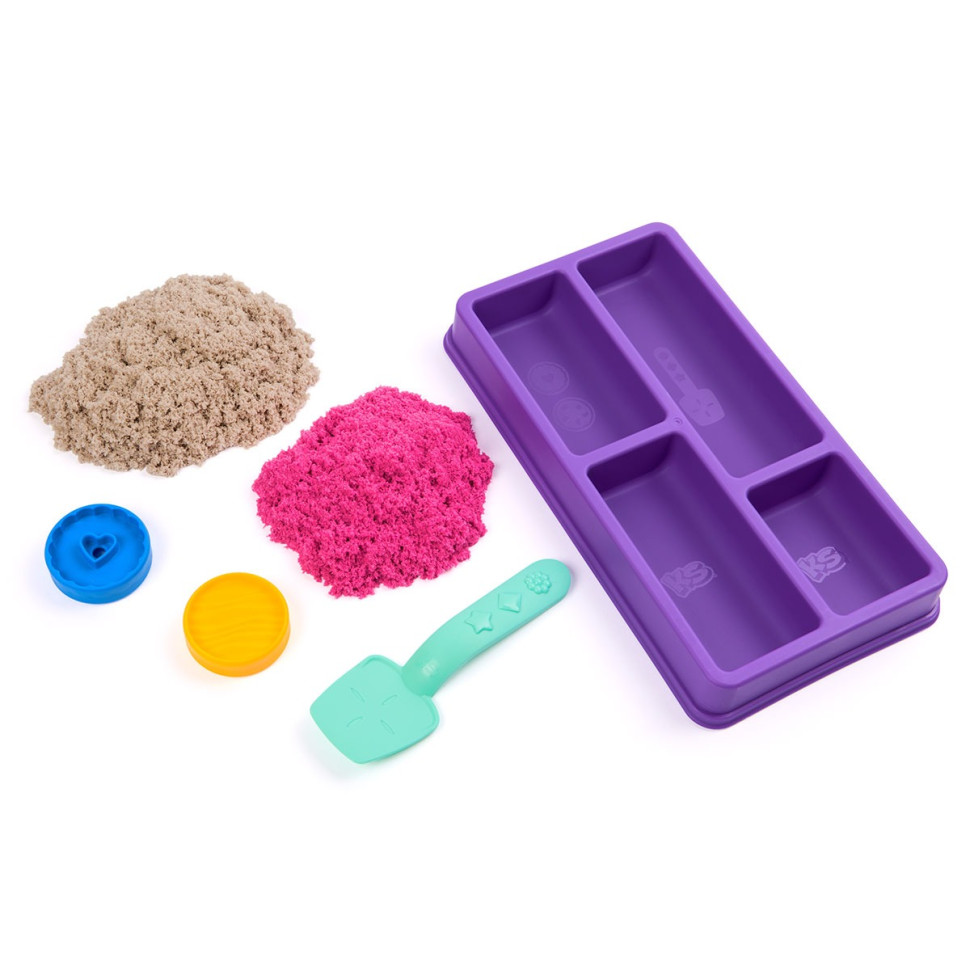 Набор песка для детского творчества Цветное печенье Kinetic Sand 71678