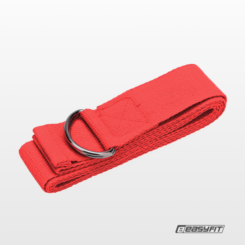 Ремінь для йоги EasyFit EF-1830-R, червоний