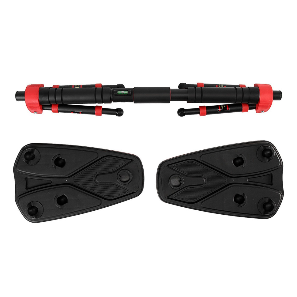 Турнік розсувний Elite+ Cornix XR-0294 Black/Red, розмір 80 х 120 см