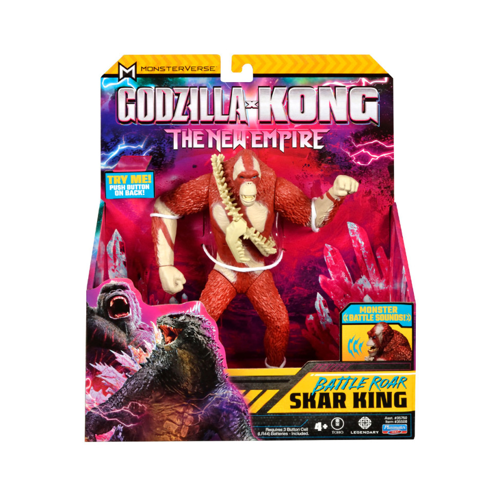 Ігрова Фігурка Скар Кінг готовий до бою Godzilla vs. Kong 35508G зі звуком
